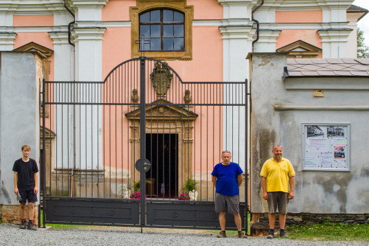 Nová brána do areálu Stará Voda